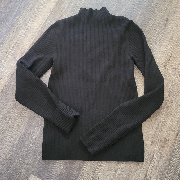 Babaton ribbed high neck longsleeve top - Picture 2 of 6